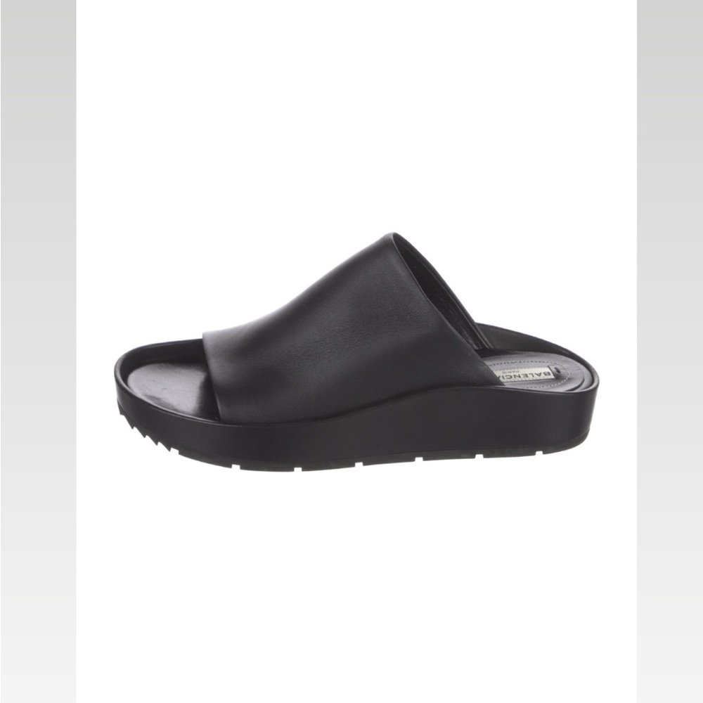 Balenciaga Leather Slides